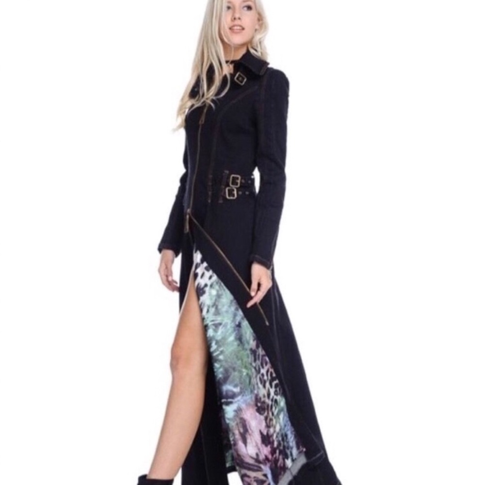 Tov Holy Denim Duster Coat - Rare